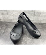 Crocs kadee Ballet Flats Womens 8 M Shoes Black Slip On Comfort Walking - €23,63 EUR
