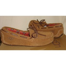 UGG Australia Chestnut Ryder Jungle Suede Moccasin KIDS US Size 13 NEW, No Box - £31.64 GBP