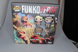 Funko Pop! Funkoverse: Jurassic Park 100 - Strategy Game With Vinyl Figures - £17.13 GBP