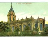 St Phillip&#39;s Church Postcard Birmingham England - $7.92