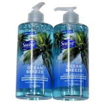 2 Pack Suave Essentials Ocean Breeze Fresh Hand Soap Essential Oils Moisturizers - £14.93 GBP