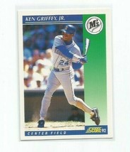 Ken Griffey Jr (Seattle Mariners) 1992 Score Card #1 - £3.92 GBP