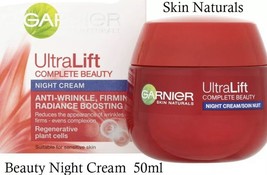 Garnier Skin Naturals Essentials ANTI-WRINKLE Day Cream - 50ML Radiance Booster - £7.04 GBP