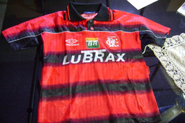 vecchia maglia vintage camisa Club Flamengo Brasile taglia ragazzo con 10 - $18.82