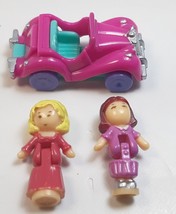 Replacement Car and Dolls for Polly Pocket Magical Mansion Playset 1994 Bluebird - $28.04