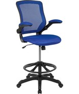 Flash Furniture Kale Mid-Back Blue Mesh Ergonomic Drafting Set of 1,  - $6,826.93 MXN