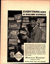1937 Railway Express Agency Nationwide Rail Air Service Vintage Print Ad d8 - $24.11