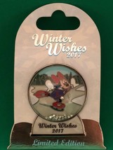 2017 Disney Winter Wishes Minnie Christmas Snow Globe Pin - £17.45 GBP