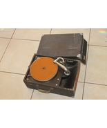 Antique Victor Victrola VV-50 Portable 78 Disc Phonograph For Restore At... - £203.81 GBP