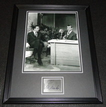 Ed McMahon Signed Framed 11x14 Photo Display Tonight Show w/ Johnny Carson - £67.27 GBP