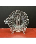 Pretzel Clear Small Cheese Plate by Indiana Glass 7 3/8” - $6.77 CAD