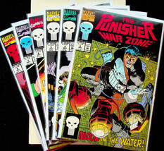 Punisher War Zone #2-3,5-8 (Apr-Oct 1992, Marvel) - Near Mint - 6 Issues - £17.93 GBP