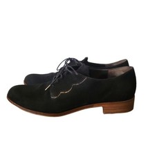 Bocage Womens Black Suede Oxford Laceup Shoes Size EU 39 US 8 - £38.38 GBP