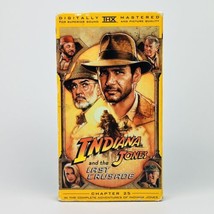 Indiana Jones and the Last Crusade (VHS, 1990) Movie Harrison Ford, Good... - £4.36 GBP