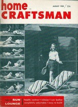 Home Craftsman Magazine Aug. 1958 Vol.27 No.4 Vintage DIY&#39;s &amp; Advertising - £7.02 GBP