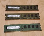 6GB (3x2GB) Ram DDR3 PC3-10600V-08-10-AO Samsung/Micron Crucial - £15.01 GBP