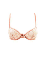 L&#39;agent By Agent Provocateur Womens Bra Lace Elegant Beige/Gold Size Uk 32B - £38.69 GBP