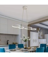 LC LIGHTCREW LED Pendant Lamp Modern Ring-shaped 35W 34.6 Inches Length - £90.36 GBP