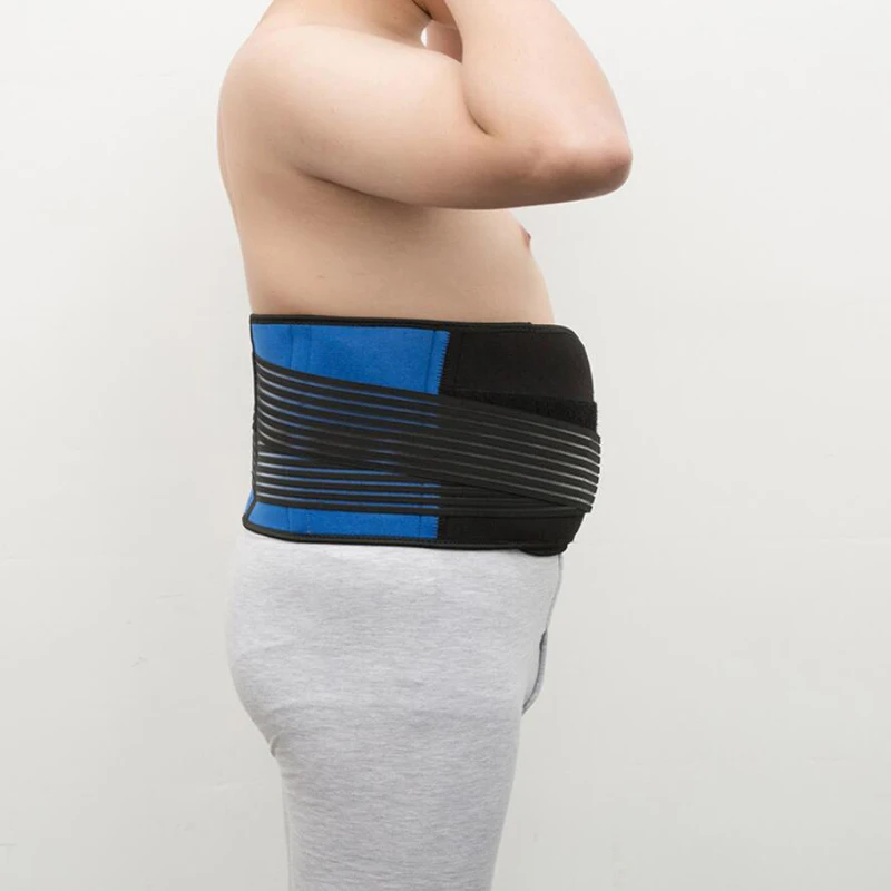 Sporting Big Size 5XL 6XL Lower Back Support Brace Male Waist Back Posture Corre - £46.36 GBP