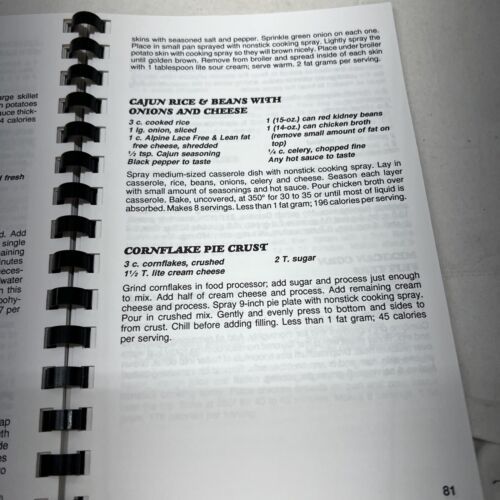 Vintage Cookbook Church Cook Book Spiral First Lutheran Tahlequah OK Candy Pies Item image 10