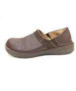 Stegmann Eiger Shoes 7 Brown Soft Leather Slip On Comfort Womens Clog - £55.22 GBP