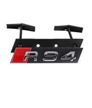 Chrome Audi RS4 Front Grille Emblem Badge Sticker Logo Replacement Acces... - $24.99