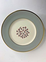 Flintridge California Twilight Gold Salad Plate Lot of 6 Pink Gray Gold  - $48.06