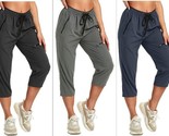 Women&#39;s Capri Pants Casual Hiking Quick Dry Lightweight Stretch Cropped ... - $12.97