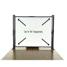 Ultra Portable Tabletop Projection Screen (V12H002S4Y),Black Case 45.35&quot;... - £139.27 GBP