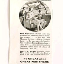 1958 Great Northern Railway Train Advertisement Railroad Vintage DWPP17 - $19.99