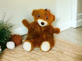 Fashy Germany Original Gorgeous Faux Brown Fur Teddy Bear With Hot Water Bottle - £25.99 GBP