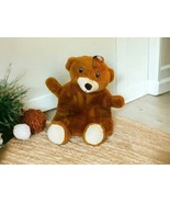 Fashy Germany Original Gorgeous Faux Brown Fur Teddy Bear With Hot Water... - £25.65 GBP