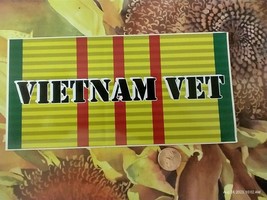 4.75X7.5&quot; Decal Sticker Vietnam Vet - $5.98