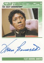 Fran Bennett Fleet Admiral Shanthi Star Trek Signed Autograph Card - £8.64 GBP