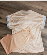 Vintage Vanity Fair 2-Piece Pajamas Set Salmon Pink Sz Small Made In USA... - $54.25 CAD
