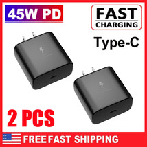 2X 45W Type Usb C Super Fast Wall Charger For Samsung S22 Ultra S22+ S21 Note20 - $28.99