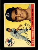 1955 Topps #38 Bob Turley Good+ Yankees *X15876 - £4.39 GBP