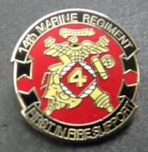Us Marine Corps 14TH Marines Regiment Lapel Pin Badge 1 Inch Usmc - £4.57 GBP