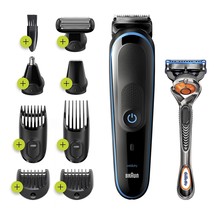 Braun 9-In-1 Beard, Ear, And Nose Trimmer For Men, Men'S Grooming, Black/Blue. - $77.93