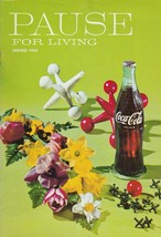 Pause for Living Spring 1968 Vintage Coca Cola Booklet Party Decor Dinne... - £6.98 GBP