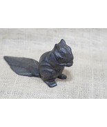 Rustic Cast Iron Squirrel Home Garden Door Stopper Stop Wedge Key Safe H... - €18,22 EUR