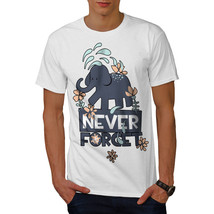 Wellcoda Never Forget Cute Mens T-shirt, Never Graphic Design Printed Tee - $18.61+