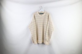 Vtg 90s American Eagle Outfitters Mens Large Rainbow Knit Crewneck Sweater USA - £47.58 GBP