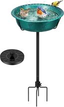 Nature-Friendly Solar Bird Bath with Fountain - Detachable &amp; Stable Design - $116.77