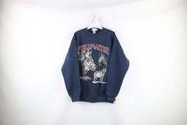 Vintage 90s Streetwear Mens Medium Faded Spell Out Timber Wolves Sweatshirt USA - £46.62 GBP