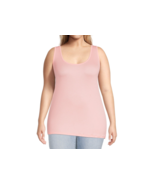 Terra &amp; Sky Women&#39;s Plus Super Soft Rib Layering Tank Top, Peach Sz IX (... - $20.33 CAD