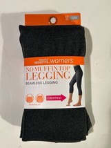 Warner&#39;s Leggings Blissful Benefits Cropped Seamless No Muffin Top Size S/M 8-14 - £6.28 GBP