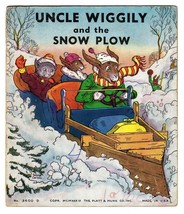 VINTAGE 1939 Platt &amp; Munk Uncle Wiggily and the Snow Plow Children&#39;s Book - £11.86 GBP