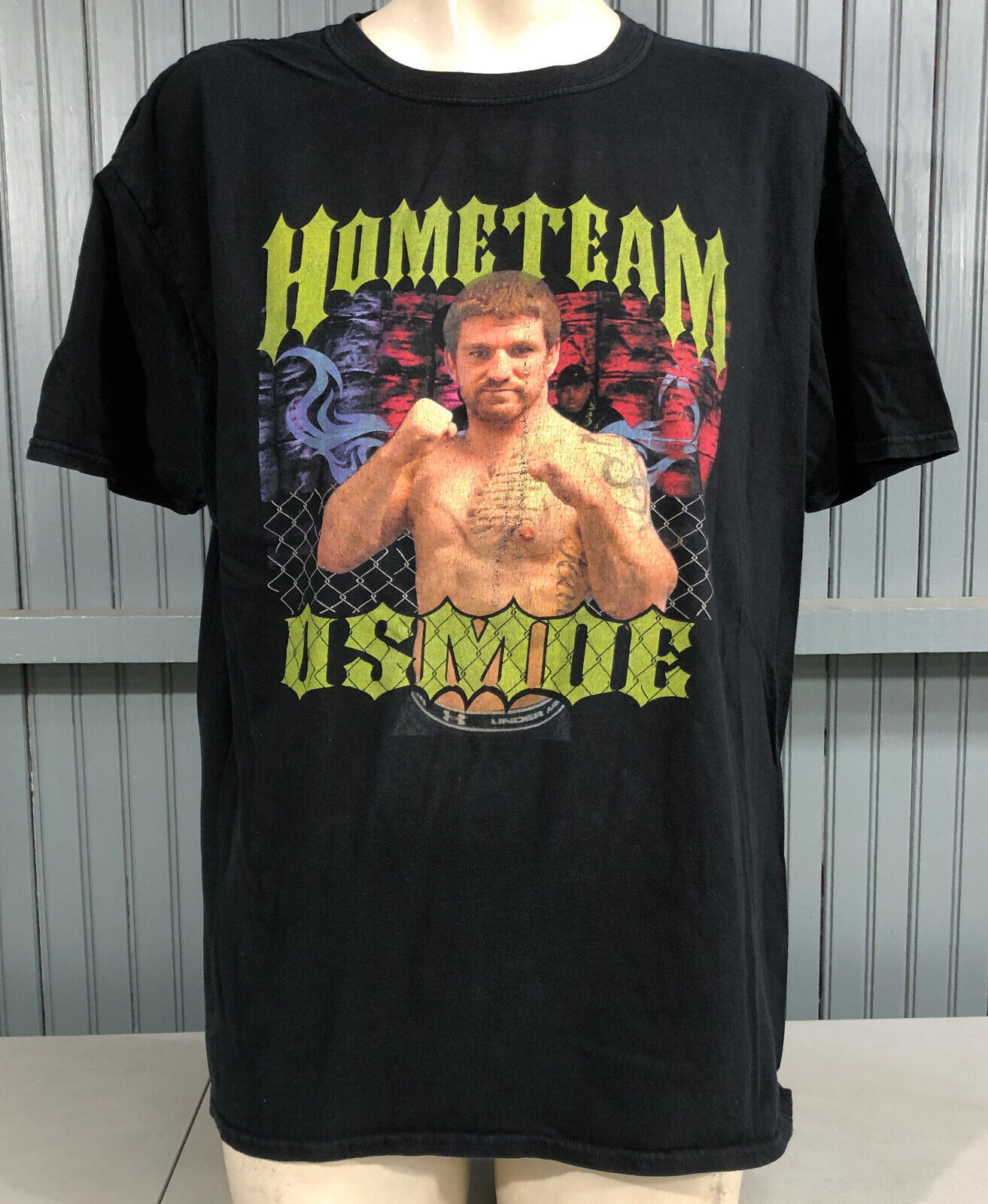 Rare Adam Hometown Osmoe MMA Fighter XL Mixed Martial Arts T-Shirt - T ...