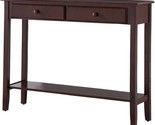 Console Sofa Table With 2 Drawers And Bottom Shelf Entryway Table, Kb De... - £149.41 GBP